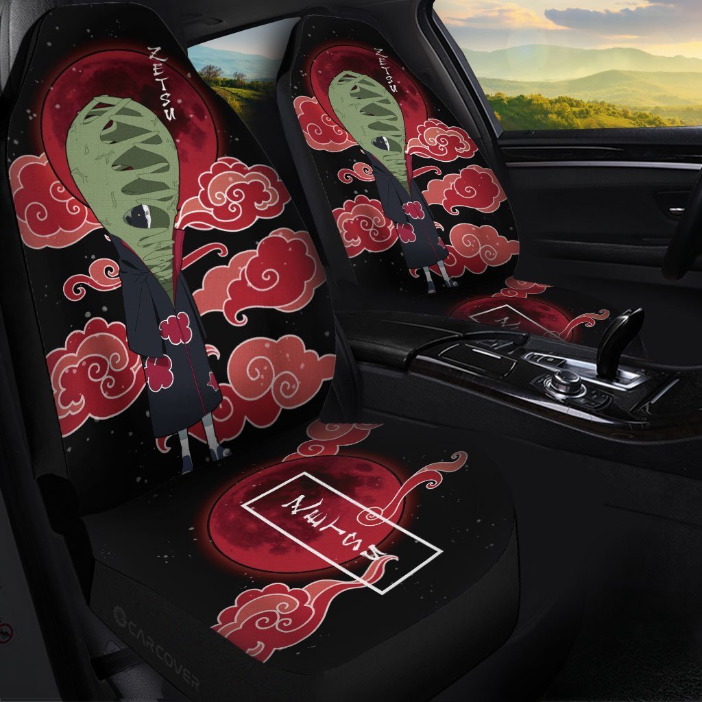 Zetsu Akatsuki Car Seat Covers Custom Anime Naruto Car Accessories