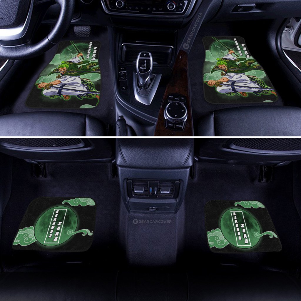 Zoro Wano Car Floor Mats Custom Anime One Piece Car Accessories Gifts For Anime Fans